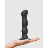 Черная насадка Strap-On-Me Dildo Geisha Balls size XL - Strap-on-me - купить с доставкой в Кургане