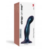 Темно-синяя насадка Strap-On-Me Dildo Plug Snaky size M - Strap-on-me - купить с доставкой в Кургане