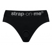 Черные трусики для насадок Heroine Lingerie Harness - size S - Strap-on-me - купить с доставкой в Кургане