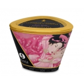 Массажная свеча Rose Petals с ароматом розы - 170 мл. - Shunga - купить с доставкой в Кургане