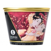 Массажная  свеча Sparkling Strawberry Wine с ароматом клубничного вина - 170 мл. - Shunga - купить с доставкой в Кургане