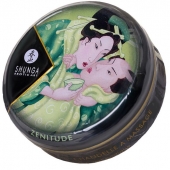 Массажная свеча Exotic Green Tea с ароматом зелёного чая - 30 мл. - Shunga - купить с доставкой в Кургане