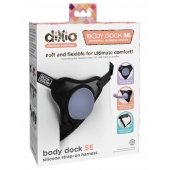 Черные трусики для страпона Body Dock SE на регулируемых ремнях - Pipedream - купить с доставкой в Кургане