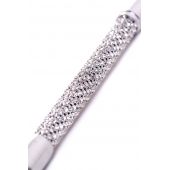 Чёрный стек с треугольным кожаным шлепком - 65 см. - ToyFa - купить с доставкой в Кургане