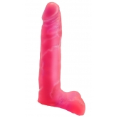Розовая насадка-фаллос для трусиков Harness - 16,5 см. - LOVETOY (А-Полимер) - купить с доставкой в Кургане