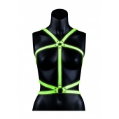 Портупея Body Harness с неоновым эффектом - размер L-XL - Shots Media BV - купить с доставкой в Кургане