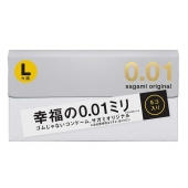 Презервативы Sagami Original 0.02 L-size увеличенного размера - 5 шт. - Sagami - купить с доставкой в Кургане