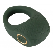 Зеленое эрекционное виброкольцо Luxurious Vibro Cock Ring - Orion - в Кургане купить с доставкой