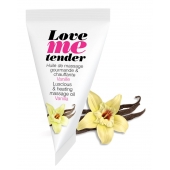 Съедобное согревающее массажное масло Love Me Tender Vanilla с ароматом ванили - 10 мл. - Love to Love - купить с доставкой в Кургане