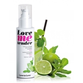 Съедобное согревающее массажное масло Love Me Tender Mojito с ароматом мохито - 100 мл. - Love to Love - купить с доставкой в Кургане
