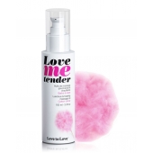 Съедобное согревающее массажное масло Love Me Tender Cotton Candy с ароматом сладкой ваты - 100 мл. - Love to Love - купить с доставкой в Кургане