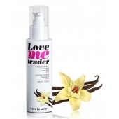 Съедобное согревающее массажное масло Love Me Tender Vanilla с ароматом ванили - 100 мл. - Love to Love - купить с доставкой в Кургане