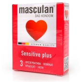 Презервативы Masculan Sensitive plus - 3 шт. - Masculan - купить с доставкой в Кургане