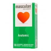 Презервативы анатомической формы Masculan Anatomic - 10 шт. - Masculan - купить с доставкой в Кургане