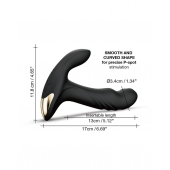 Черный вибромассажер простаты Multi P-Joy с 3 моторами - Dorcel - в Кургане купить с доставкой