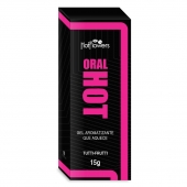 Гель для оральных ласк Oral Hot с согревающим эффектом - 15 гр. - HotFlowers - купить с доставкой в Кургане