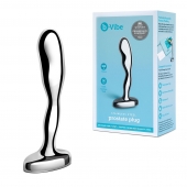 Стальной стимулятор простаты Stainless Steel Prostate Plug - 11,5 см. - b-Vibe - в Кургане купить с доставкой