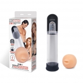 Автоматическая вакуумная помпа-мастурбатор Blowjob Auto Sucker Penis Enlarger Pump - Lux Fetish - в Кургане купить с доставкой