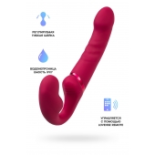 Малиновый безремневой страпон Lapis - 23 см. - Lovense - купить с доставкой в Кургане