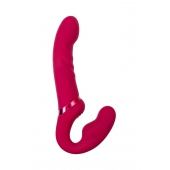 Малиновый безремневой страпон Lapis - 23 см. - Lovense - купить с доставкой в Кургане