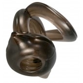 Черное эрекционное кольцо для пениса и мошонки - Orion - в Кургане купить с доставкой