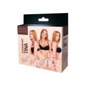 Набор из 3 мастурбаторов The Girl Next Door Tina - Dream Toys - в Кургане купить с доставкой