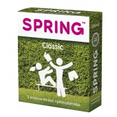 Классические презервативы SPRING CLASSIC - 3 шт. - SPRING - купить с доставкой в Кургане