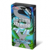 Презервативы Sagami Xtreme Mint с ароматом мяты - 10 шт. - Sagami - купить с доставкой в Кургане