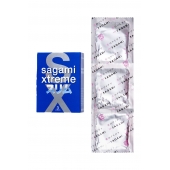 Розовые презервативы Sagami Xtreme FEEL FIT 3D - 3 шт. - Sagami - купить с доставкой в Кургане
