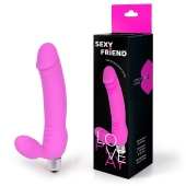 Розовый безремневой страпон Sexy Friend - 1137 - купить с доставкой в Кургане