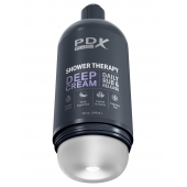 Мастурбатор в бутылке Shower Therapy Deep Cream - Pipedream - в Кургане купить с доставкой