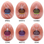 Набор из 6 мастурбаторов-яиц Tenga Egg Variety Pack V - Tenga - в Кургане купить с доставкой