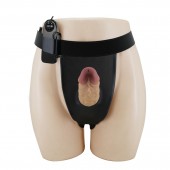 Полый вибрострапон на регулируемых трусиках Draven - 17,5 см. - Baile - купить с доставкой в Кургане