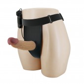 Полый вибрострапон на регулируемых трусиках Draven - 17,5 см. - Baile - купить с доставкой в Кургане