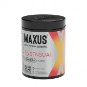 Анатомические презервативы MAXUS Sensual - 15 шт. - Maxus - купить с доставкой в Кургане