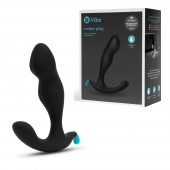 Черный утяжеленный анальный стимулятор Rocker Plug - 12 см. - b-Vibe - в Кургане купить с доставкой