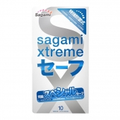 Презервативы Sagami Xtreme Ultrasafe с двойным количеством смазки - 10 шт. - Sagami - купить с доставкой в Кургане