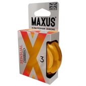 Презервативы анатомической формы Maxus Sensual - 3 шт. - Maxus - купить с доставкой в Кургане