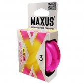Ароматизированные презервативы Maxus Exotic Mix - 3 шт. - Maxus - купить с доставкой в Кургане