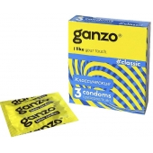 Классические презервативы с обильной смазкой Ganzo Classic - 3 шт. - Ganzo - купить с доставкой в Кургане