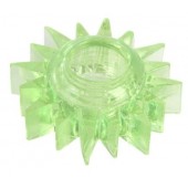 Зеленое эрекционное кольцо-солнце - Toyfa Basic - в Кургане купить с доставкой