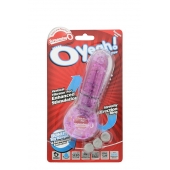 Фиолетовое эрекционное кольцо с вибрацией и пальчиком OYEAH PURPLE - Screaming O - в Кургане купить с доставкой