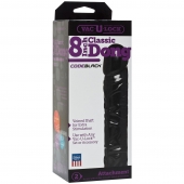 Насадка-фаллоимитатор Vac-U-Lock CodeBlack 8 Inch Classic Dong - 19,3 см. - Doc Johnson - купить с доставкой в Кургане