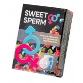 Шипучие таблетки для мужчин Sweet Sperm для изменения вкуса спермы (4 шт. по 0,5 гр.) - Капиталпродукт - купить с доставкой в Кургане