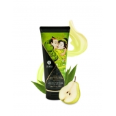 Массажный крем для тела с ароматом груши и зелёного чая Pear   Exotic Green Tea - 200 мл. - Shunga - купить с доставкой в Кургане