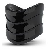 Черное эрекционное кольцо на мошонку Beef Ball Stretcher Snug X Long - Blush Novelties - в Кургане купить с доставкой