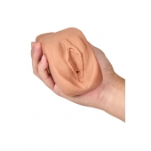 Маструбатор-вагина с вибрацией Soft   Wet Renata Realistic Tan Masturbator - Blush Novelties - в Кургане купить с доставкой