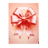 Пакет с принтом в виде банта с вырубной ручкой (30х40 см) - Сима-Ленд - купить с доставкой в Кургане