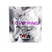 Прозрачное виброкольцо с двумя вибропульками - Toyfa Basic - в Кургане купить с доставкой