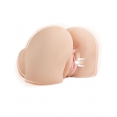 Телесный мастурбатор-полуторс с вибрацией и эффектом всасывания Back That Ass Up - Pipedream - в Кургане купить с доставкой